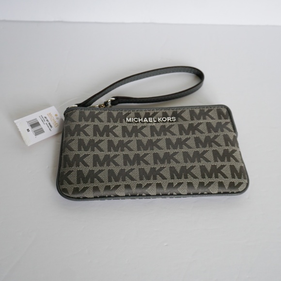 Michael Kors Jet Set Travel TZ Wristlet Grey - Picture 5 of 8